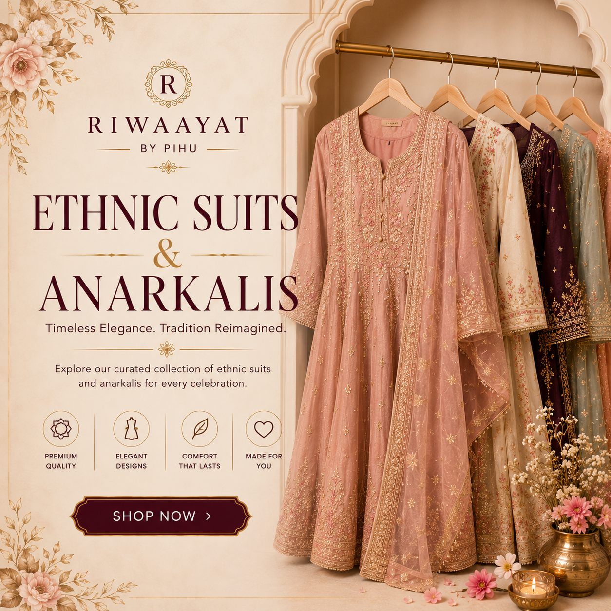 Ethnic Suits & Anarkalis